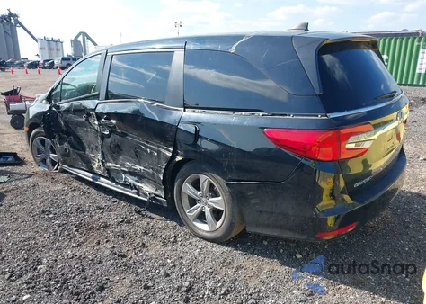 2020 Honda Odyssey Ex-L/Ex-L W/Navi Res from USA, damaged, VIN 5FNRL6H7XLB027649